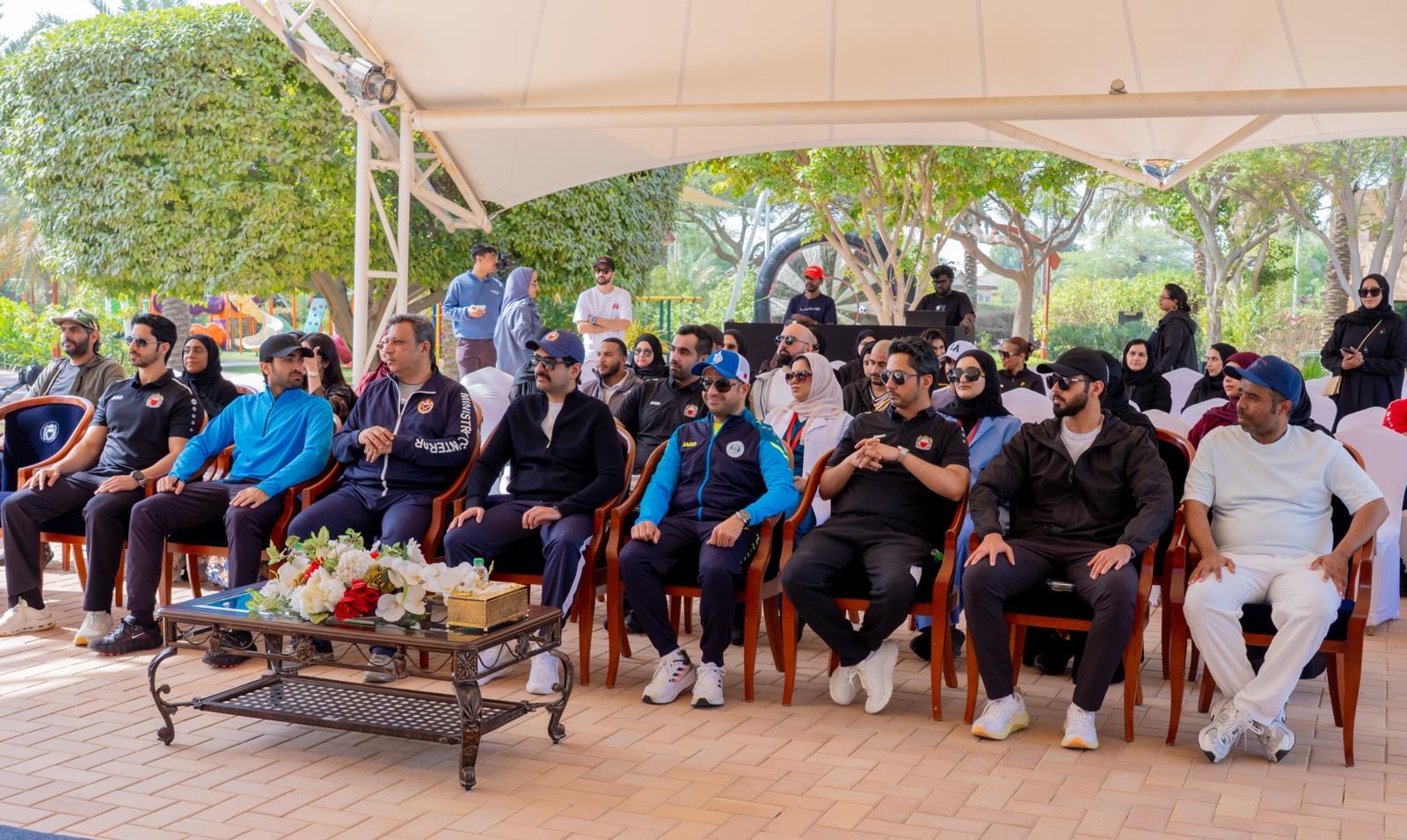 المحافظة الجنوبية تشارك باليوم الرياضي لمملكة البحرين<